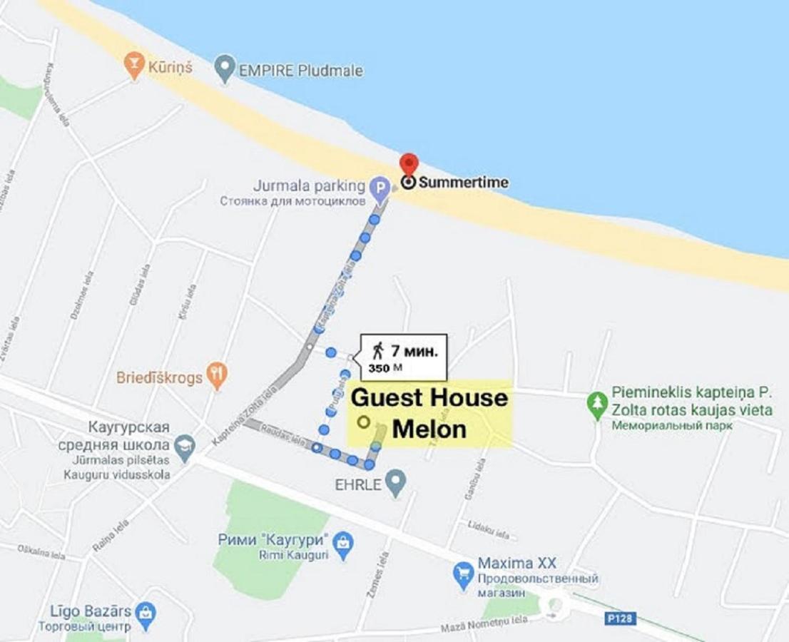 Guest House Melon Jūrkalne Kültér fotó
